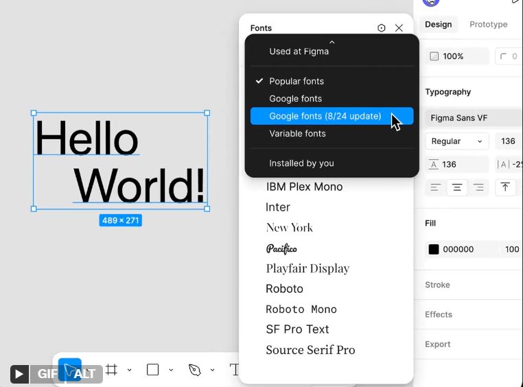 Figma Introduces 450 New Google Fonts in Latest Update